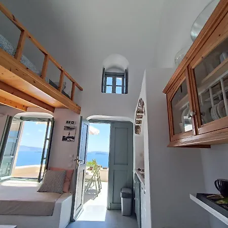 Elias Cave House 270o Caldera View 伊亚